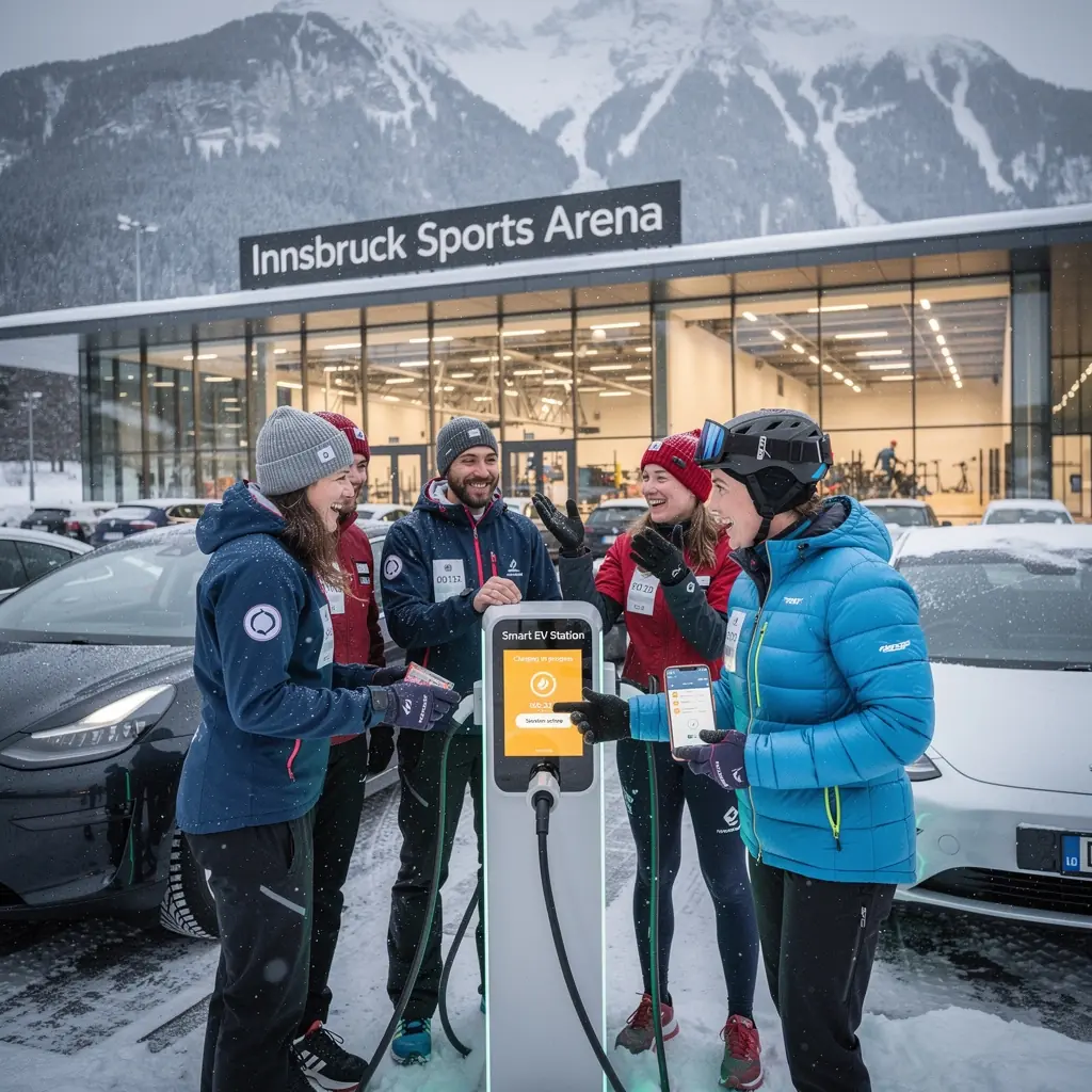 Eine Гњbersichtskarte, die die Standorte der Smart EV Stationen in Г–sterreich zeigt.