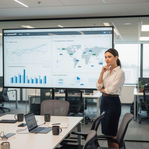 Kunden, die mit ihrem Smartphone an der Ladestation bezahlen