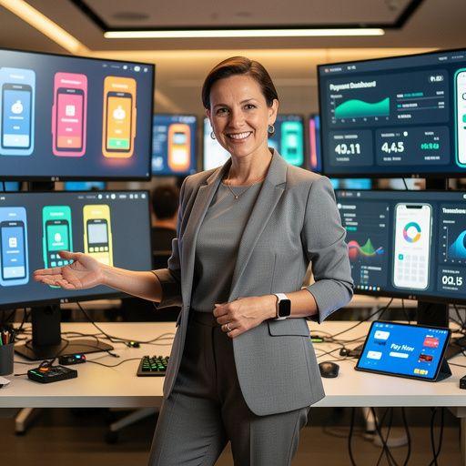 Futuristische Elektrofahrzeugstation in einer urbanen Umgebung